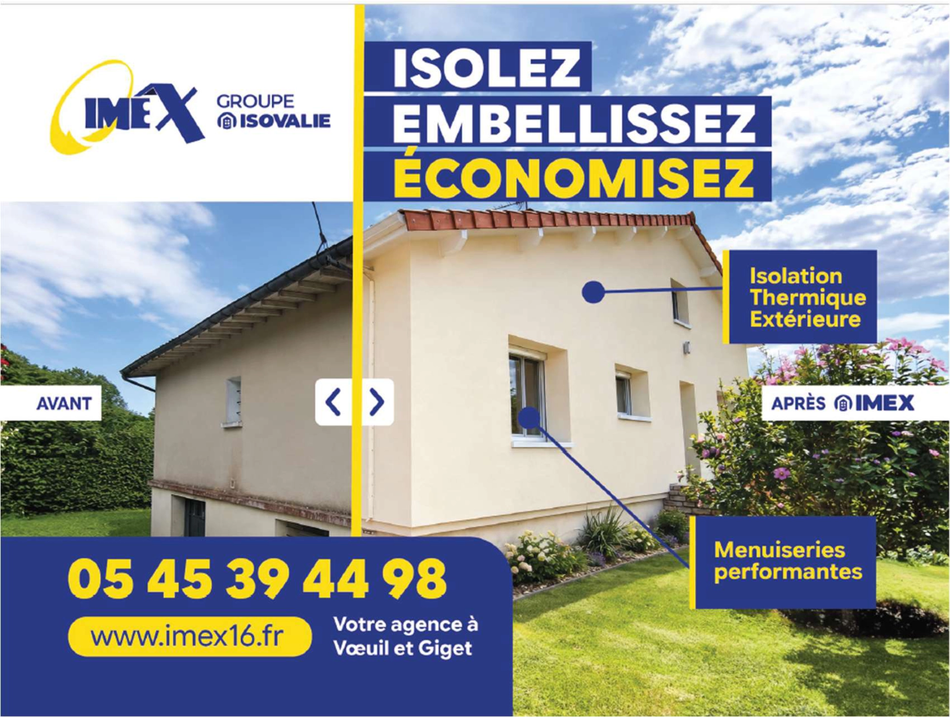 Travaux d’ITE et de menuiseries en Charente avant l’hiver